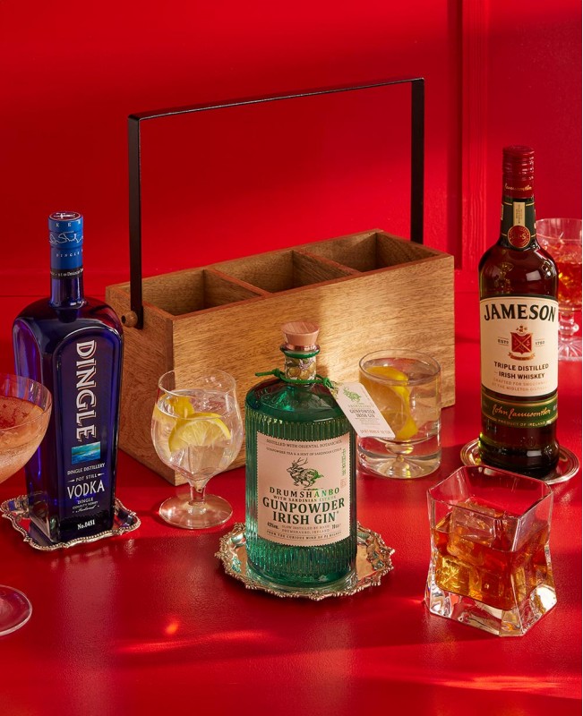 Luxury Spirits Trio and Caddy